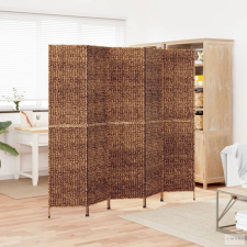 vidaXL Barna 5 paneles vízijácint térelválasztó 205x180 cm bútor