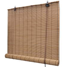 vidaXL barna bambuszroló 100 x 220 cm redőny