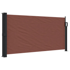 vidaXL barna behúzható oldalsó napellenző 100 x 500 cm (4004389) kerti bútor
