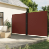 vidaXL Barna behúzható oldalsó napellenző 200 x 1000 cm