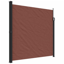 vidaXL barna behúzható oldalsó napellenző 200 x 600 cm (4004554) kerti bútor