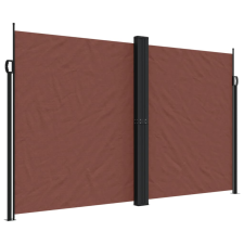 vidaXL barna behúzható oldalsó napellenző 200 x 600 cm (4004854) kerti bútor