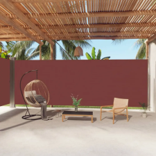 vidaXL Barna behúzható oldalsó napellenző 220 x 1000 cm kerti bútor