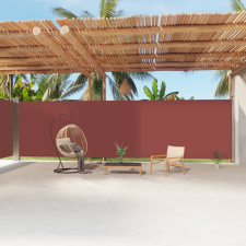vidaXL Barna behúzható oldalsó napellenző 220 x 1200 cm kerti bútor