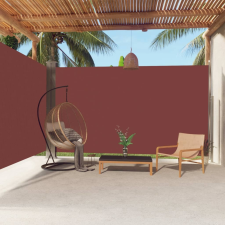 vidaXL barna behúzható oldalsó napellenző 220 x 600 cm kerti bútor