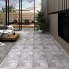 vidaXL barna cement színű 2 mm-es PVC padlóburkolat 5,26 m²