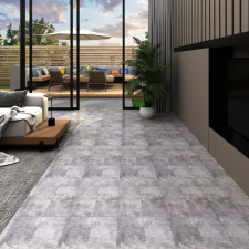 vidaXL barna cement színű 2 mm-es PVC padlóburkolat 5,26 m² beton- és padlóbevonat