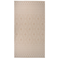 vidaXL barna csíkos lapos szövésű kültéri szőnyeg 80 x 150 cm lakástextília