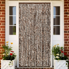 vidaXL Barna és fehér zsenília rovarfüggöny 100 x 220 cm szúnyogháló