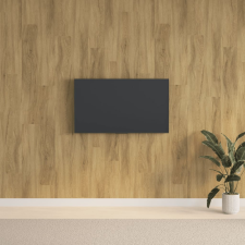 vidaXL barna fa megjelenésű PVC fali panel 2,06 m² dekorburkolat