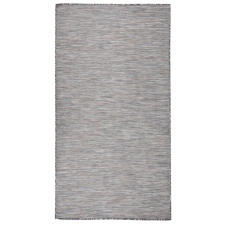 vidaXL barna-fekete lapos szövésű kültéri szőnyeg 80 x 150 cm lakástextília