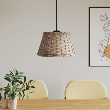 vidaXL barna fonott mennyezeti lámpaernyő Ø50 x 30 cm világítás