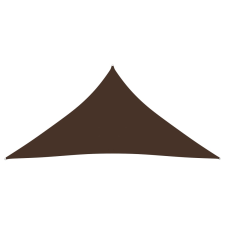 vidaXL barna háromszög alakú oxford-szövet napvitorla 4x5x5 m (135839) kerti bútor