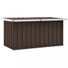 vidaXL Barna kerti tárolóláda 129 x 67 x 65 cm