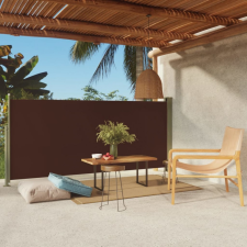 vidaXL Barna kihúzható oldalsó terasznapellenző 140 x 300 cm kerti bútor