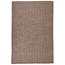 vidaXL barna lapos szövésű kültéri szőnyeg 120 x 170 cm lakástextília