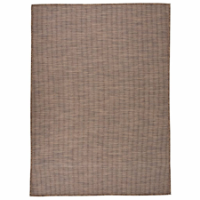 vidaXL barna lapos szövésű kültéri szőnyeg 200 x 280 cm lakástextília