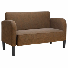 vidaXL barna műbőr loveseat kanapé 110 cm (4100541) bútor