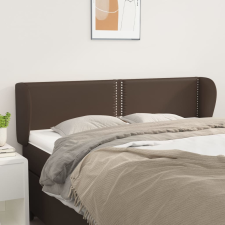 vidaXL barna műbőr szárnyas fejtámla 147x23x78/88 cm ágy és ágykellék