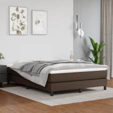 vidaXL barna műbőr zsebrugós ágymatrac 140x190x20 cm ágy és ágykellék
