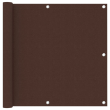 vidaXL Barna oxford-szövet erkélyparaván 90 x 300 cm kerti bútor