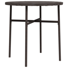 vidaXL barna polyrattan teázóasztal 45 cm (317175) kerti bútor
