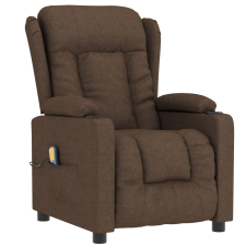vidaXL barna szövet masszázsfotel (339062) masszázsfotel