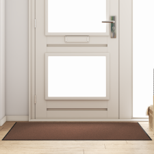 vidaXL Barna Téglalap Ajtószőnyeg 90x150 cm lakástextília