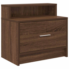 vidaXL barna tölgy színű éjjeliszekrény fiókkal 51 x 31 x 47 cm (858680) bútor