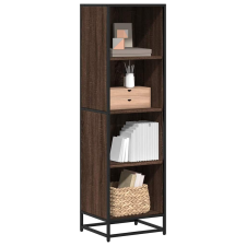 vidaXL barna tölgy színű fa könyvszekrény 40x35x139 cm bútor