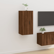 vidaXL barna tölgy színű fali TV-szekrény 40x34,5x80 cm bútor