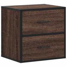 vidaXL barna tölgy színű falra szerelhető éjjeliszekrény 40x31x39,5cm (848732) bútor