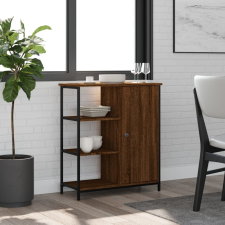 vidaXL barna tölgy színű műfa tálalószekrény 70 x 30 x 80 cm bútor