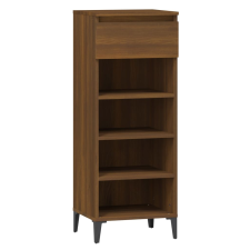 vidaXL barna tölgy színű szerelt fa cipőtartó 40x36x105 cm (819787) bútor