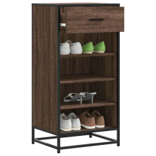 vidaXL barna tölgy színű szerelt fa cipőtartó 48x38x97,5 cm bútor