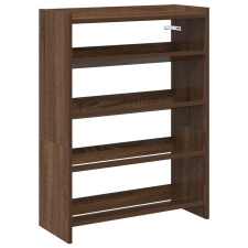 vidaXL barna tölgy színű szerelt fa cipőtartó 80x25x61,5 cm (859884) bútor