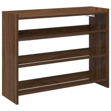 vidaXL barna tölgy színű szerelt fa cipőtartó 80x25x61,5 cm (859920) bútor