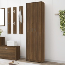 vidaXL barna tölgy színű szerelt fa előszobaszekrény 55 x 25 x 189 cm bútor