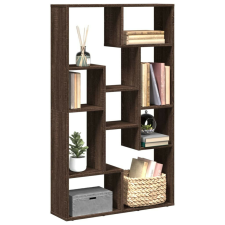 vidaXL barna tölgy színű szerelt fa könyvespolc 72 x 20 x 120 cm bútor