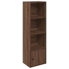 vidaXL barna tölgy színű szerelt fa könyvszekrény 31x24x102 cm (860343) bútor