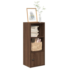 vidaXL barna tölgy színű szerelt fa könyvszekrény 31x24x77 cm bútor