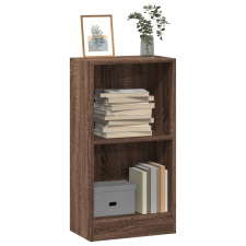 vidaXL barna tölgy színű szerelt fa könyvszekrény 40 x 24 x 76 cm bútor