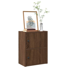 vidaXL barna tölgy színű szerelt fa könyvszekrény 40x24x52 cm bútor