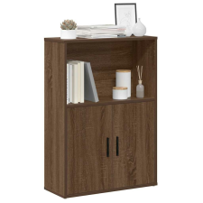vidaXL barna tölgy színű szerelt fa könyvszekrény 60x24x85 cm bútor