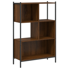 vidaXL barna tölgy színű szerelt fa könyvszekrény 72x28x109 cm (838887) bútor