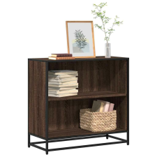 vidaXL barna tölgy színű szerelt fa könyvszekrény 80x35x76 cm bútor