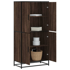 vidaXL barna tölgy színű szerelt fa magasszekrény 68 x 35 x 139 cm bútor