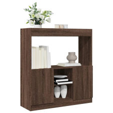 vidaXL barna tölgy színű szerelt fa magasszekrény 92 x 33 x 100 cm bútor