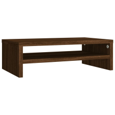 vidaXL barna tölgy színű szerelt fa monitorállvány 42x24x13 cm (815269) bútor
