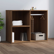 vidaXL barna tölgy színű szerelt fa pipereszekrény 80 x 40 x 65 cm bútor